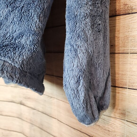 The North Face Blue Gray Osito Fuzzy Fleece Jacket Women's Size S/P Full Zip - Picture 9 of 16
